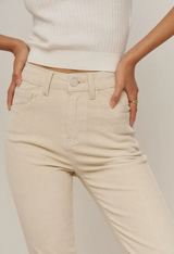 Fine Fit Flare Beige